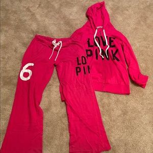 PINK Victoria’s Secret matching sweat set